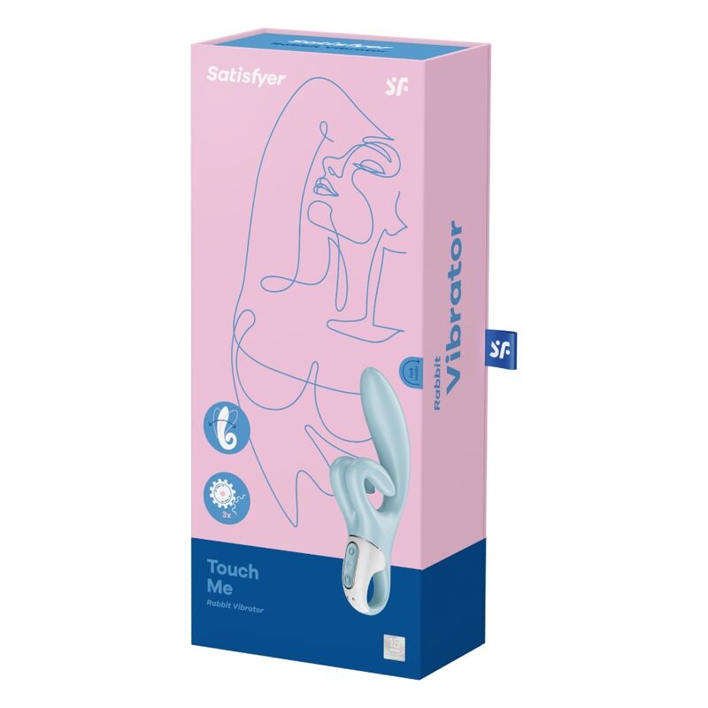 Rabbit bleu Satisfyer Touch Me — vue 5