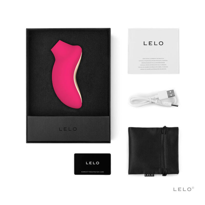 LELO Sona 2 – Stimulateur clitoridien sonique – Cerise – vue produit 8