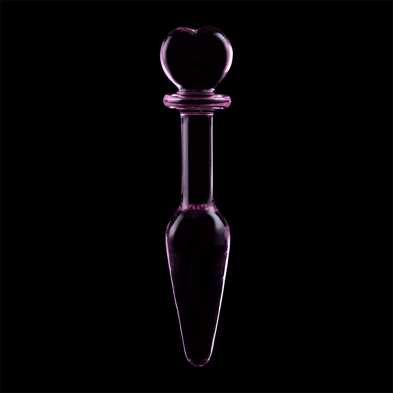 Nebula Series Modèle 7 — Plug anal en verre borosilicate — rose — vue 7