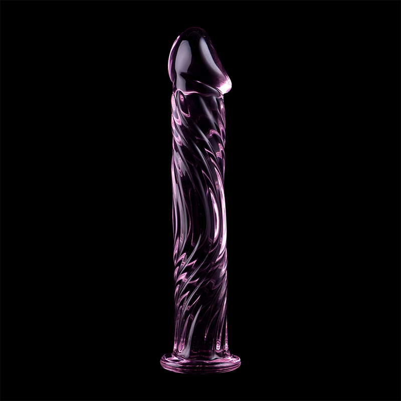 Nebula Series Modèle 12 — Gode en verre borosilicate — rose — vue 7
