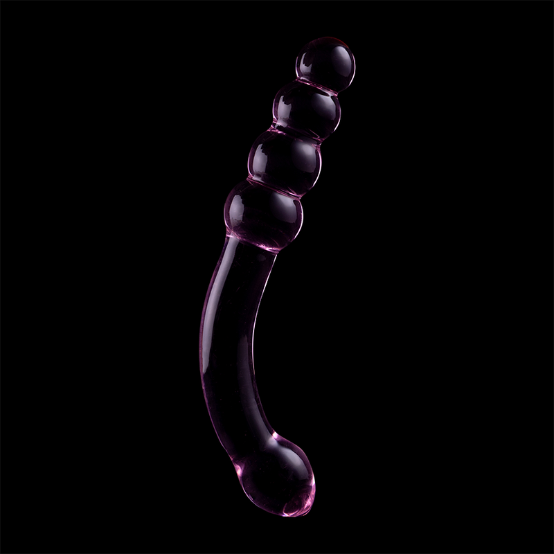 Nebula Series Modèle 14 — Gode en verre borosilicate — rose — vue 7