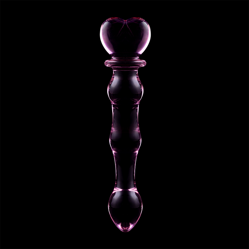 Nebula Series Modèle 21 — Gode en verre borosilicate — rose — vue 7