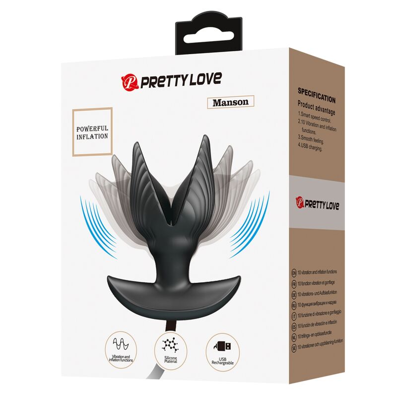 Pretty Love – Plug anal gonflable et rechargeable – vue produit 9