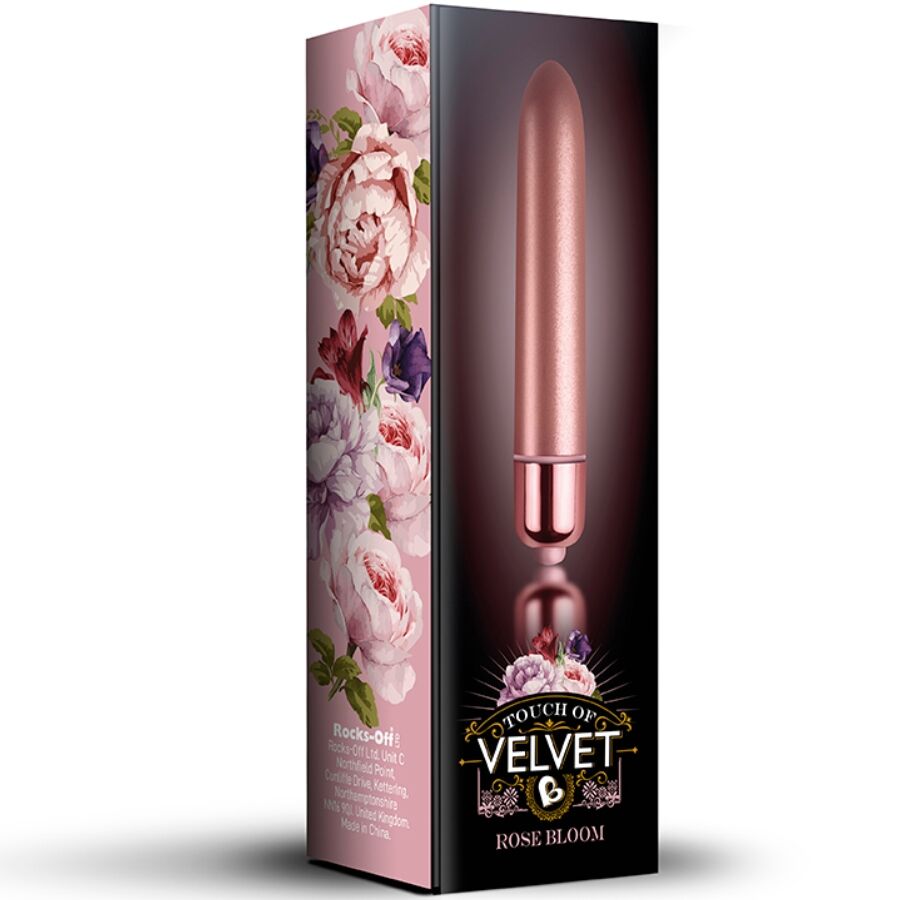 Rocks-Off Balle Vibrante Touch Of Velvet Rose Bloom 10 Vitesses — vue officielle DreamLove