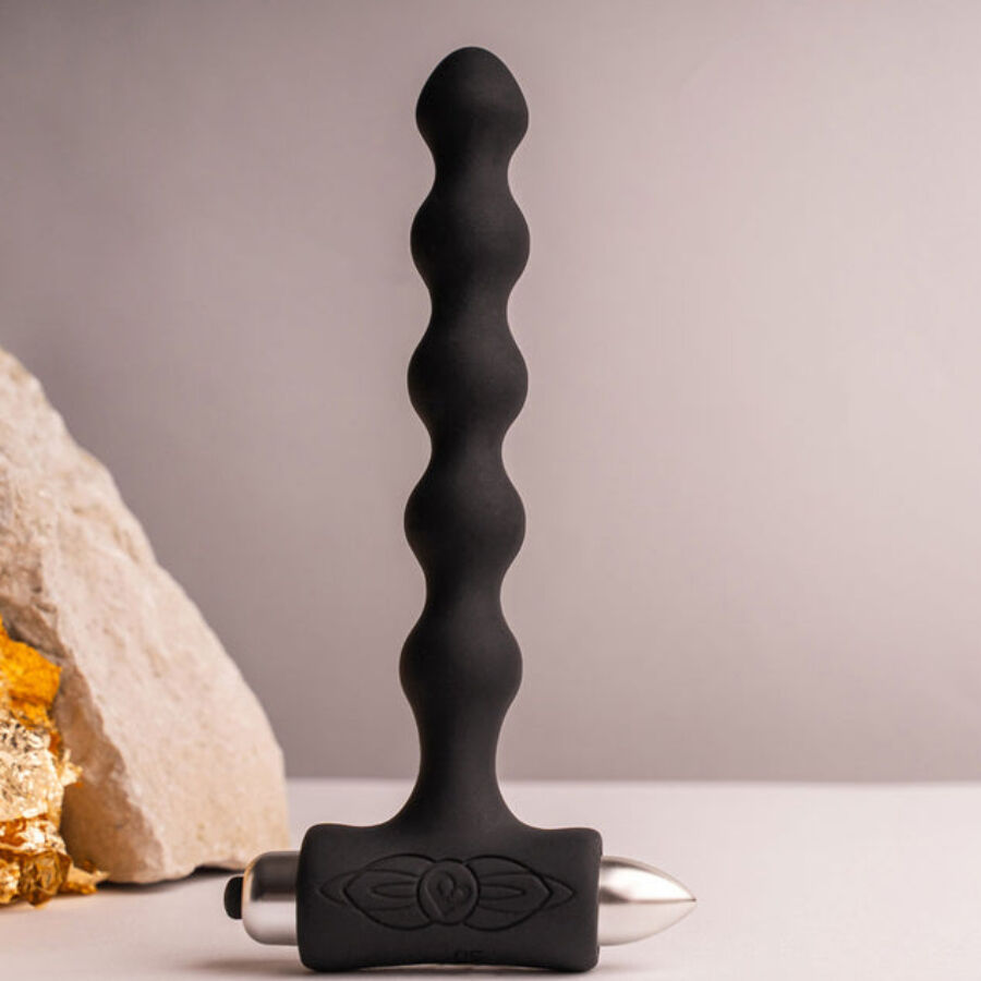 Rocks-Off Petite Sensations Perles Anal Plug Vibromasseur Noir — vue 9
