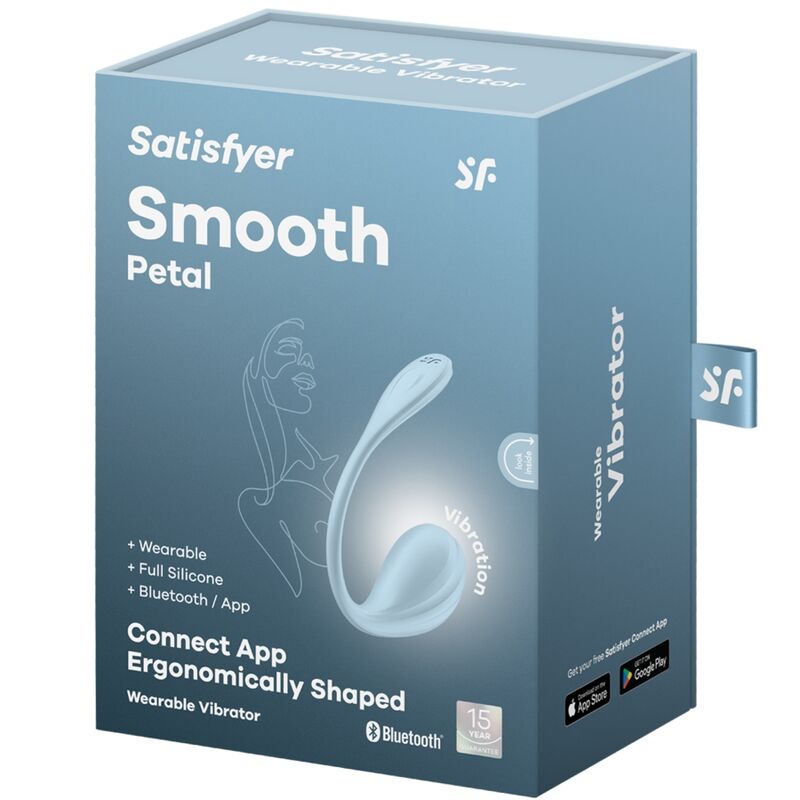 Satisfyer Smooth Petal Connect Bleu ciel — vue 6