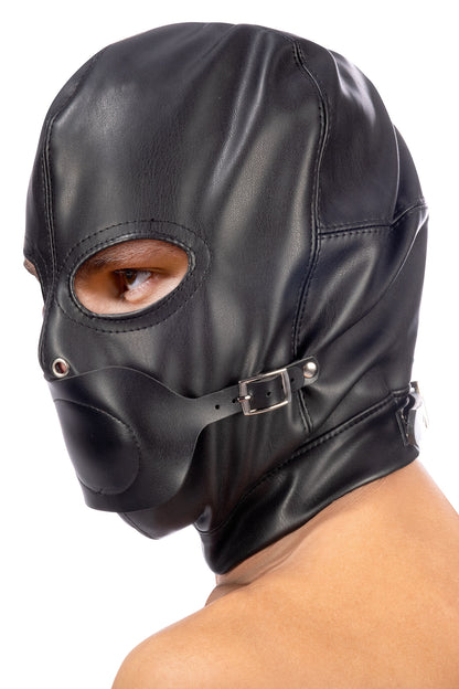 Cagoule yeux pu fetish – Fetish Tentation – vue 2