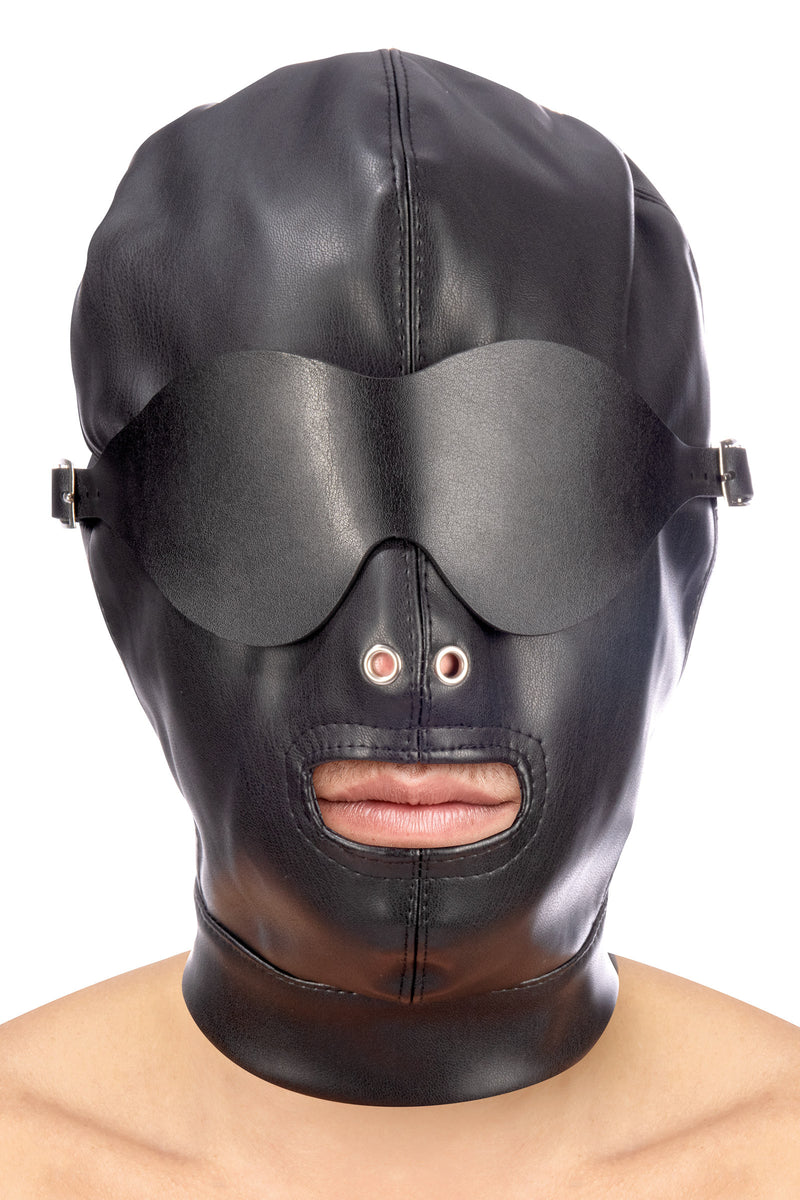 Cagoule bouche pu fetish – Fetish Tentation – vue 1
