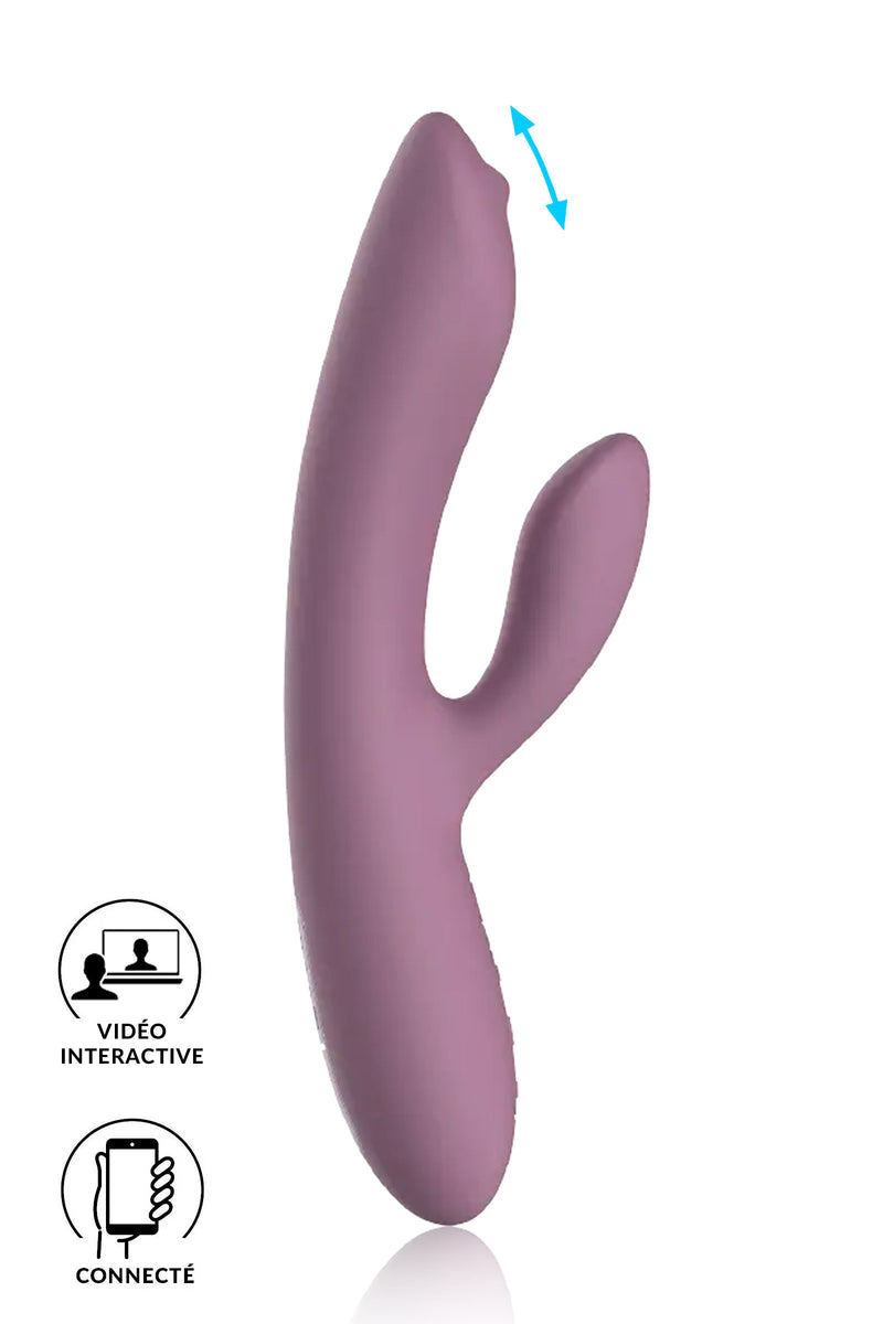 Svakom Trysta Neo — Vibromasseur rabbit point G connecté | Peau de Satin