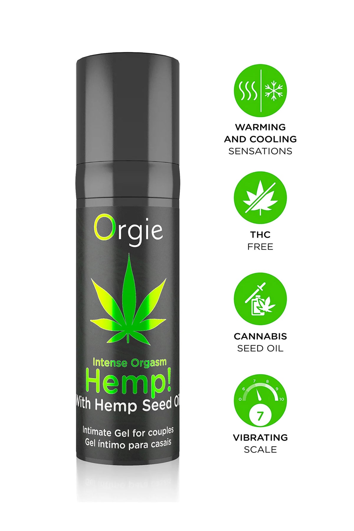 Orgie Hemp Intense Orgasm - Gel intime chanvre — vue 3
