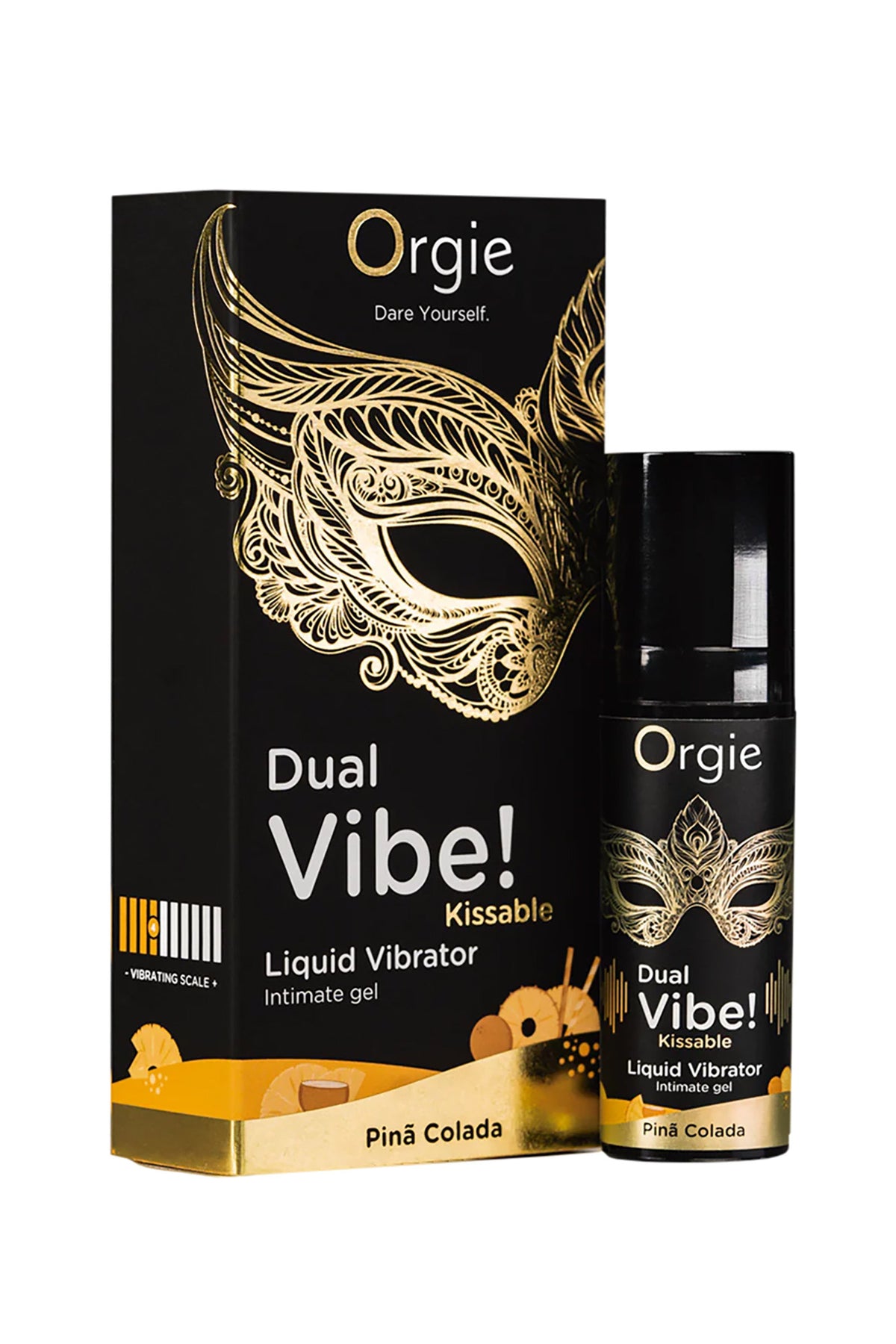 Orgie Dual Vibe! - Gel vibrant Pina Colada