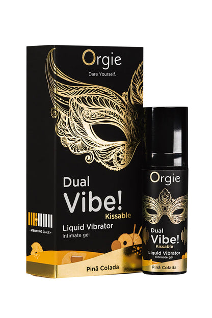 Orgie Dual Vibe! - Gel vibrant Pina Colada