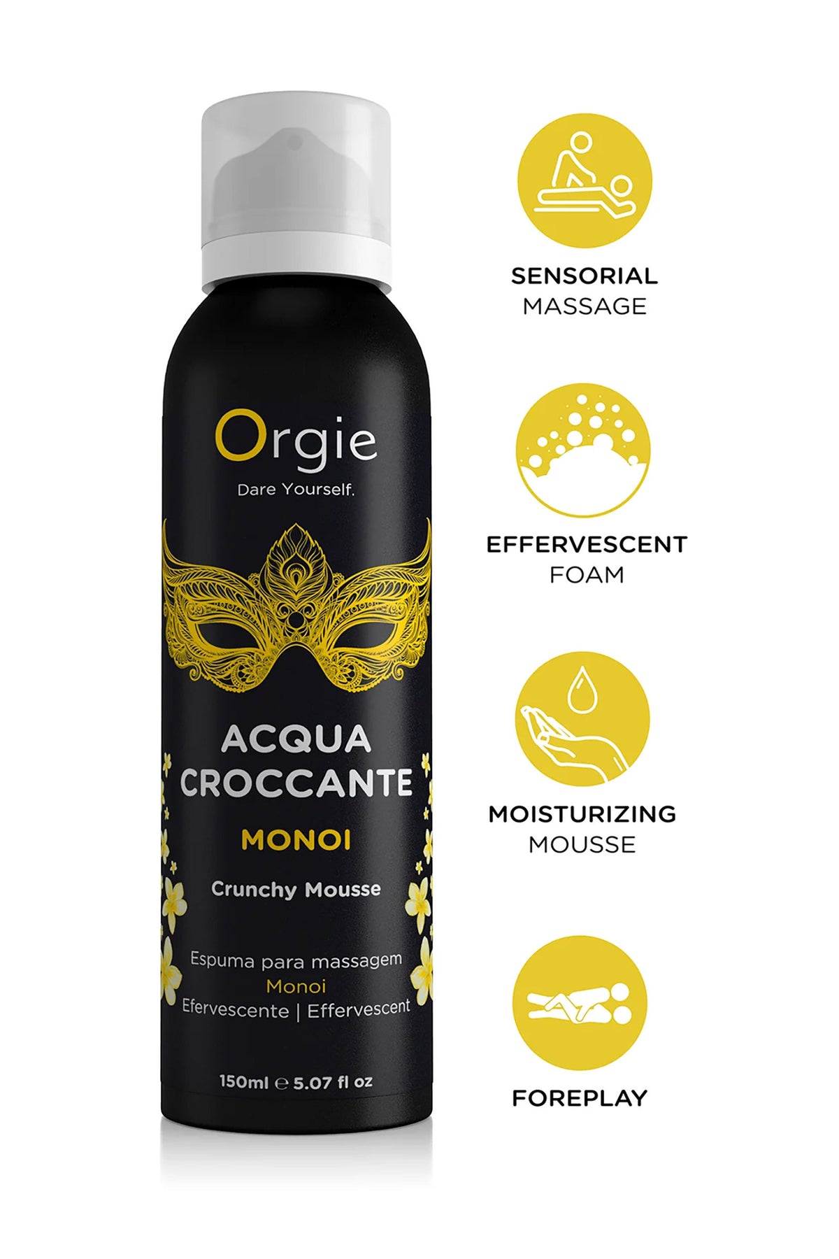 Orgie Acqua Croccante - Mousse de massage monoï