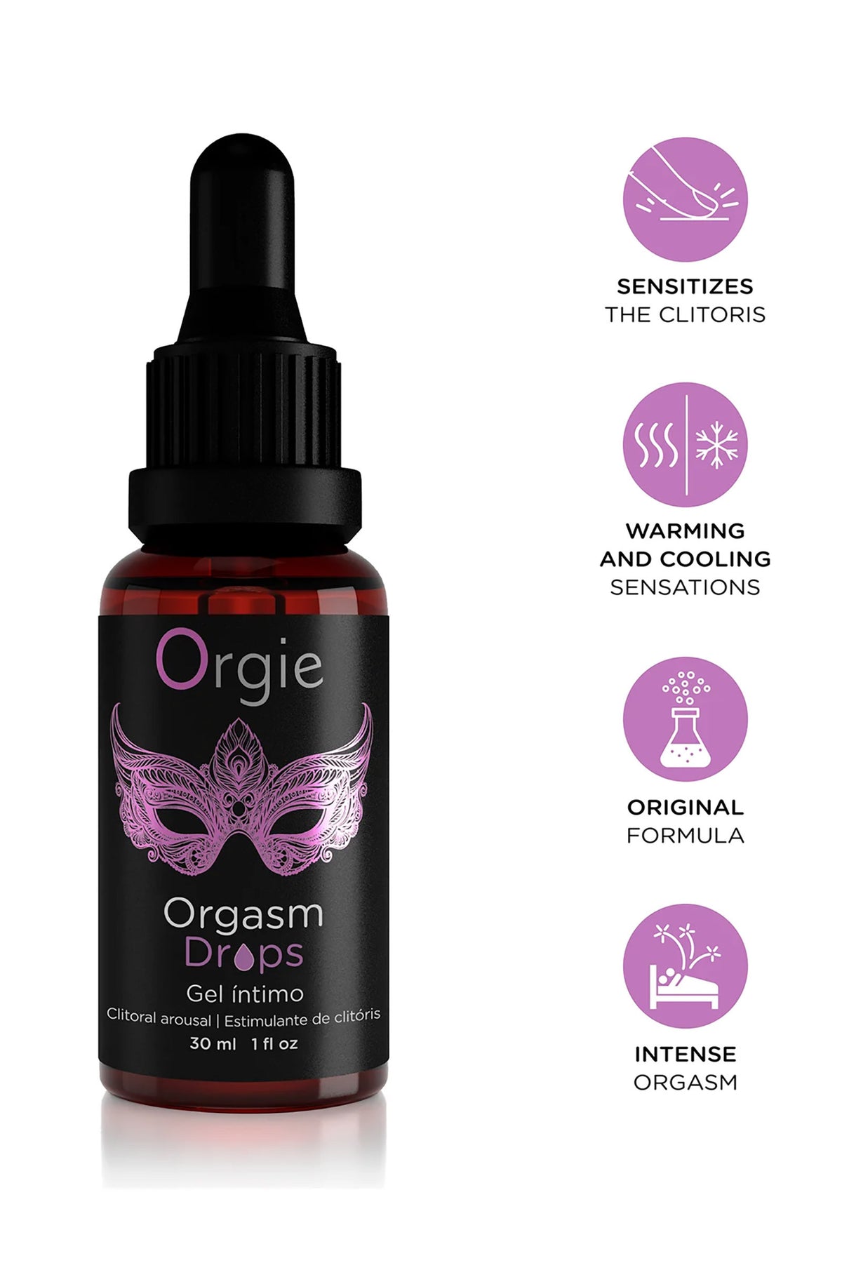 Orgie Orgasm Drops - Excitant clitoridien (30 ml)