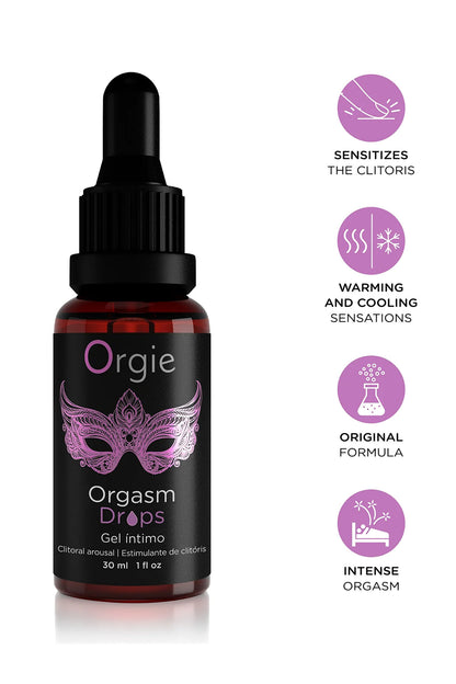 Orgie Orgasm Drops - Excitant clitoridien (30 ml)