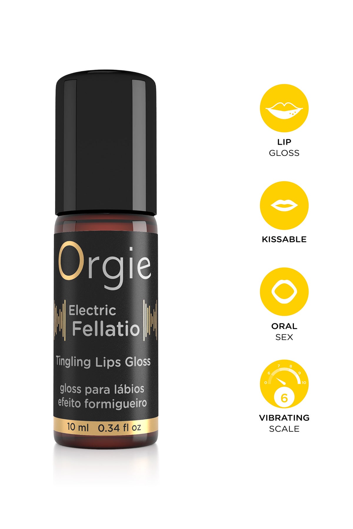 Orgie Electric Fellatio - Gloss sexe oral (10 ml)