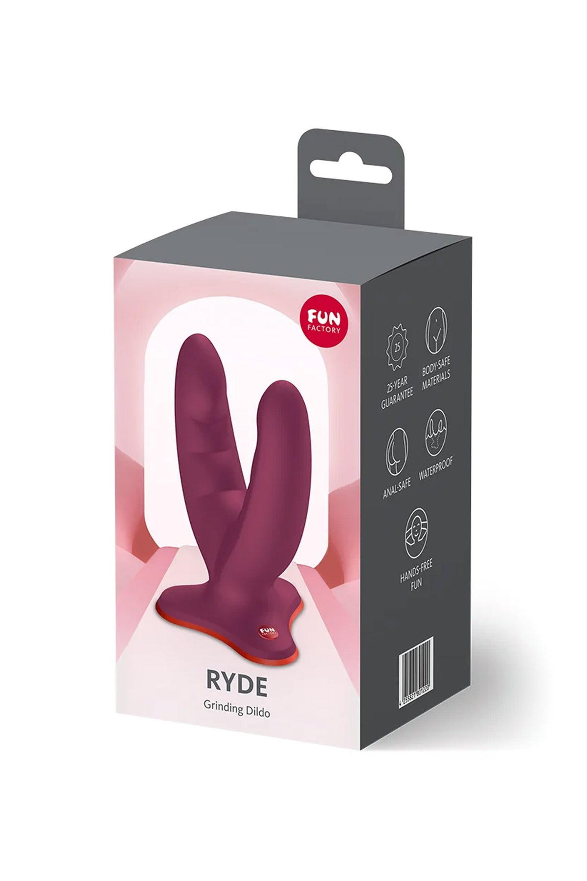 Fun Factory Ryde - Dildo double pénétration – vue 4 | Peau de Satin