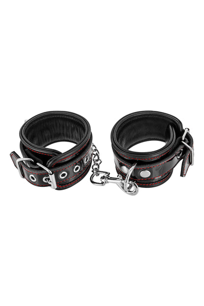 Menottes poignets cuir bovin – Fetish Premium