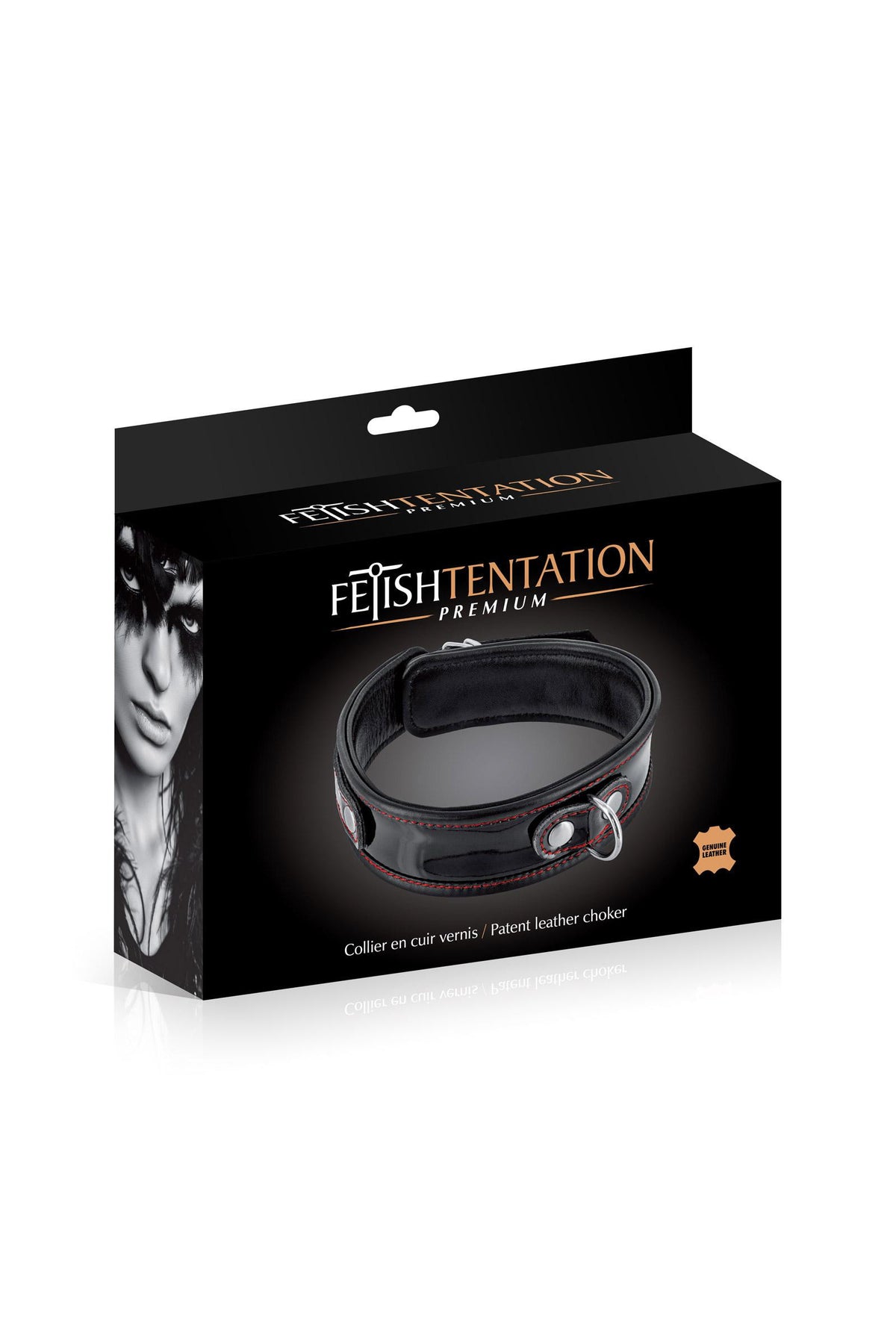 Collier cuir bovin – Fetish Premium – vue 3