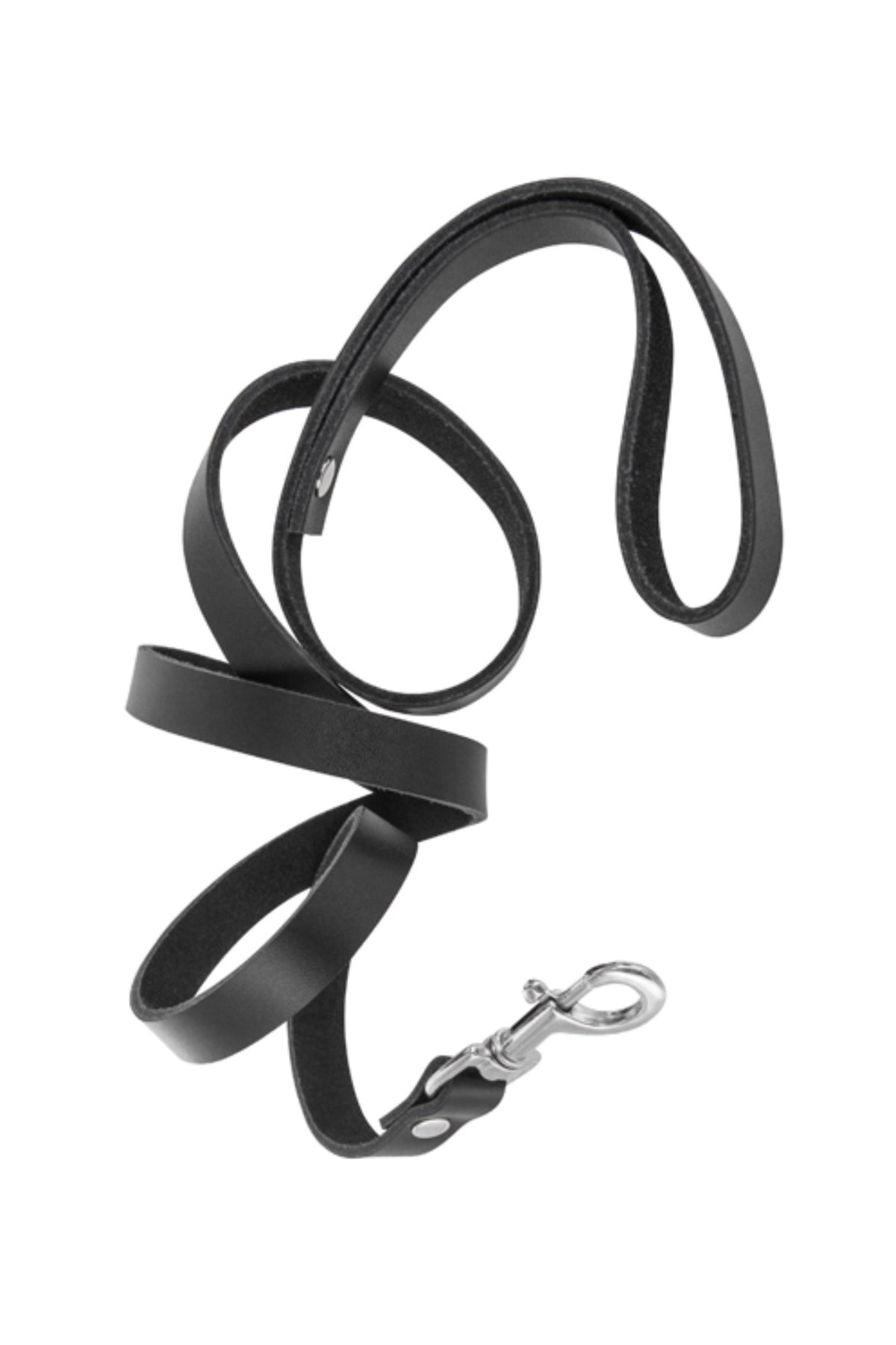 Collier et laisse cuir bovin – Fetish Premium – vue 1