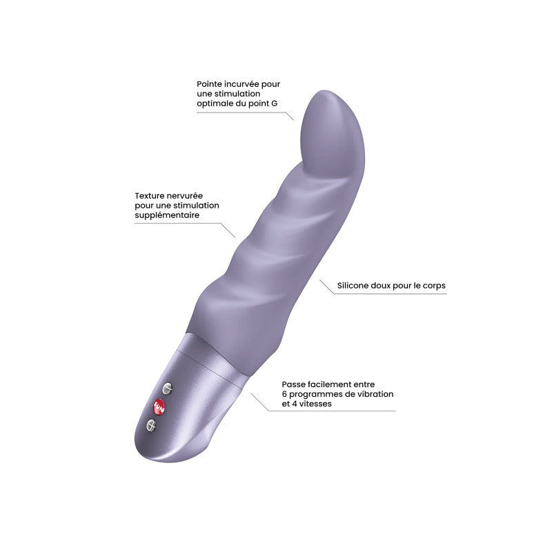 Fun Factory AbbyG – vibromasseur point G nervuré – photo 3