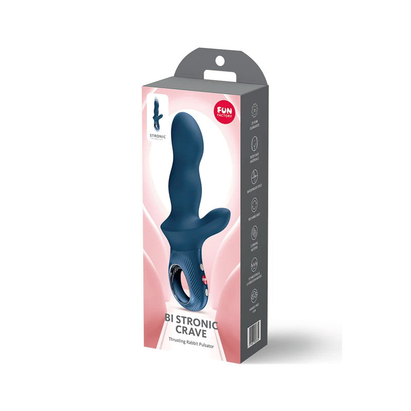 Fun Factory Bi Stronic Crave – Rabbit pulsateur à va-et-vient et vibrations – photo 10