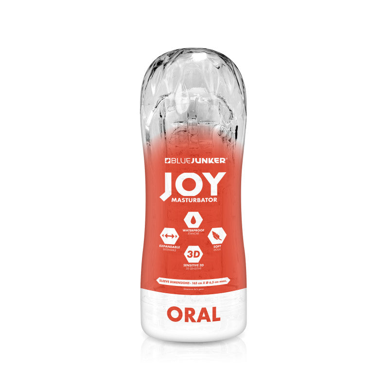 Blue Junker Joy Oral – Masturbateur bouche en TPE texturé – photo 1