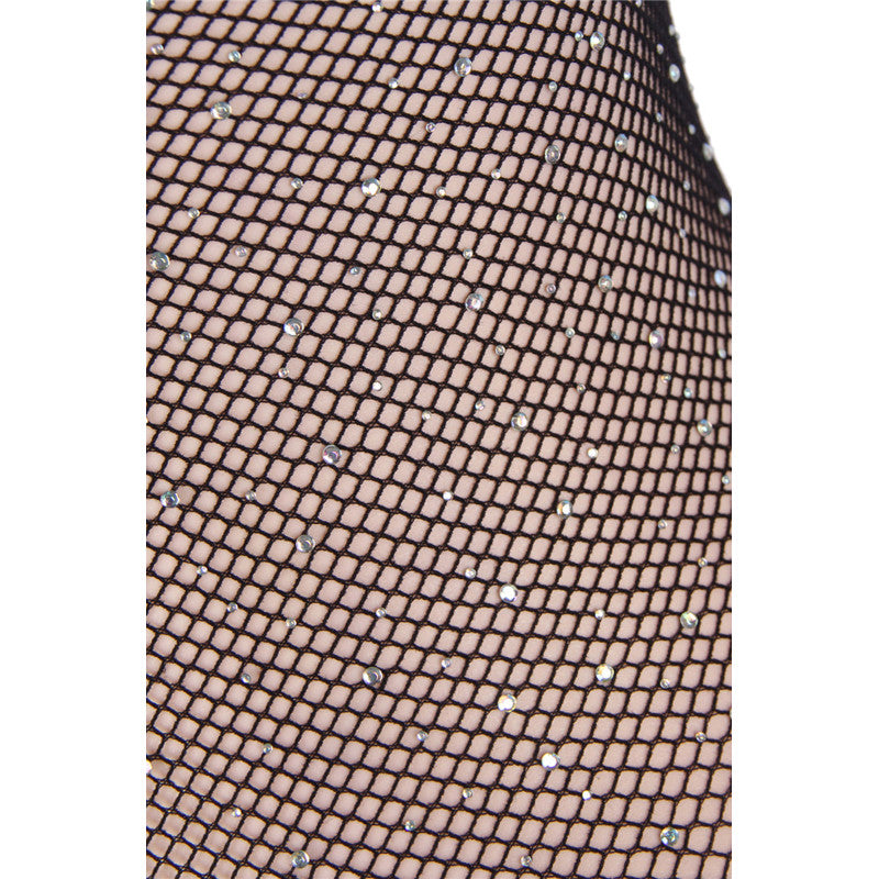 Paris Hollywood R80877 – Body résille à strass, épaules nues – photo 5
