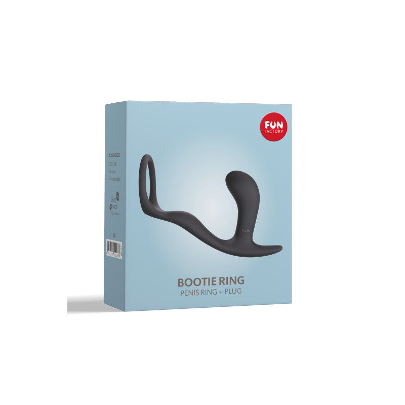 Fun Factory Bootie Ring – Plug anal et cockring 2 en 1, silicone médical – photo 2
