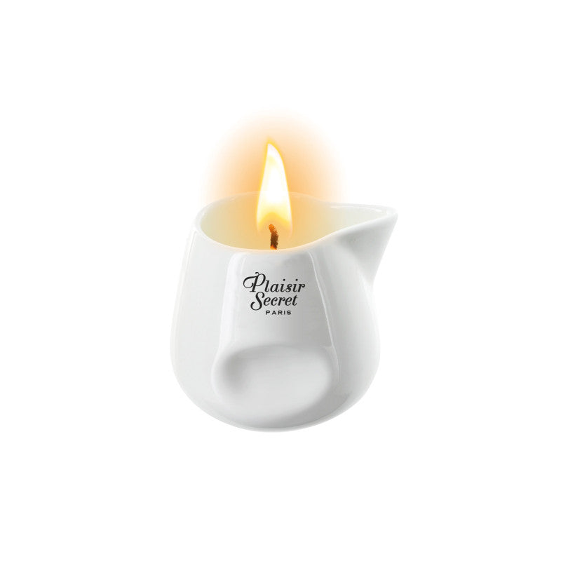 Plaisir Secret Noix de coco – Bougie de massage en pot céramique, 80 ml – photo 3