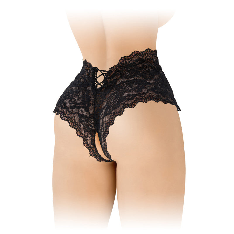 Fashion Secret Julia – Boxer ouvert en dentelle, laçage au dos – photo 2