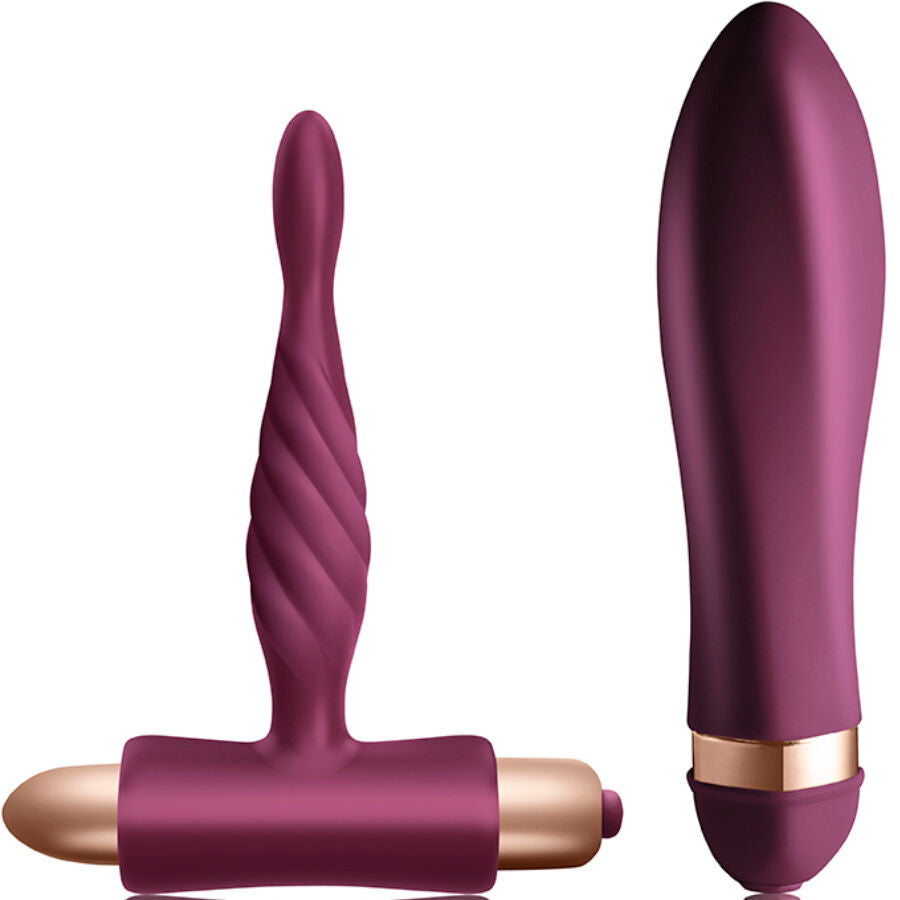Climaximum Dare — Kit vibromasseur torsadé et plug débutant