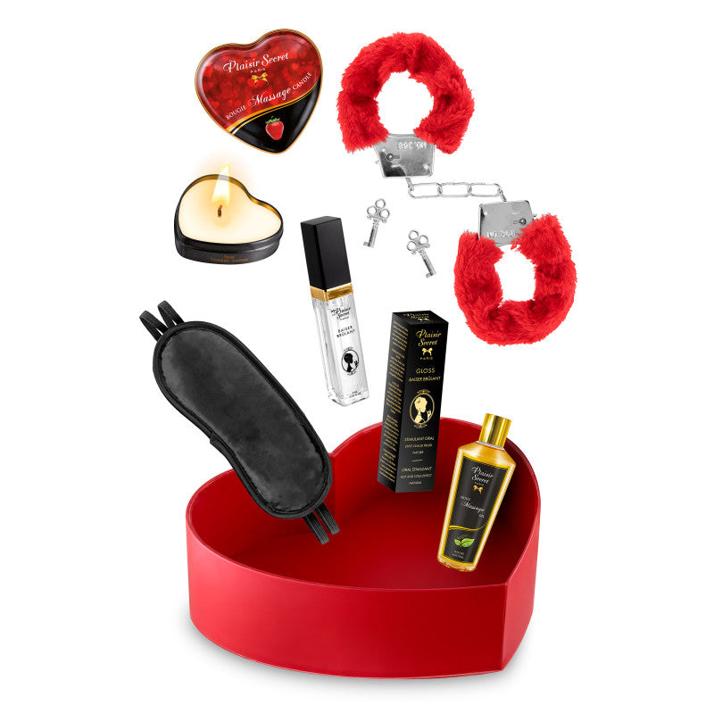 Coffret Torride – Love box Saint-Valentin, massage et soumission douce – photo 1