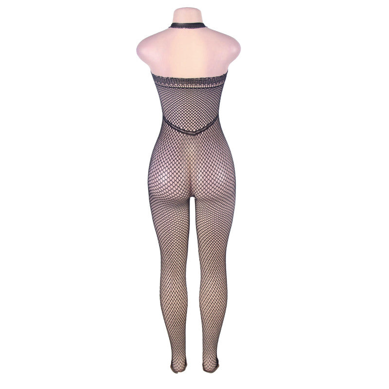 Paris Hollywood H3126 – Bodystocking résille, poitrine ajourée – photo 5