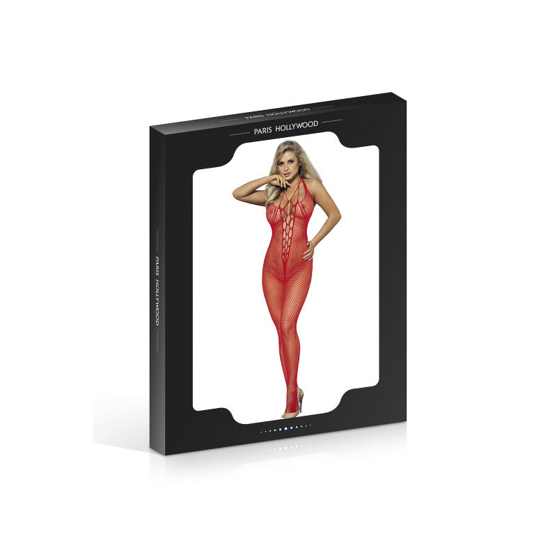 Paris Hollywood H3126 – Bodystocking résille, poitrine ajourée – photo 10