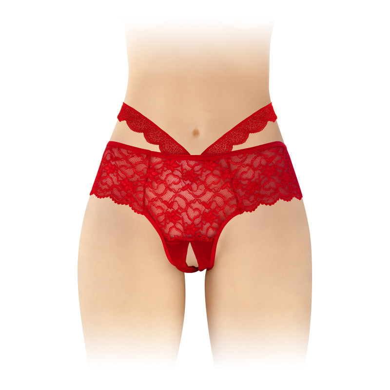 Fashion Secret Marie – Culotte ouverte en dentelle florale – photo 1