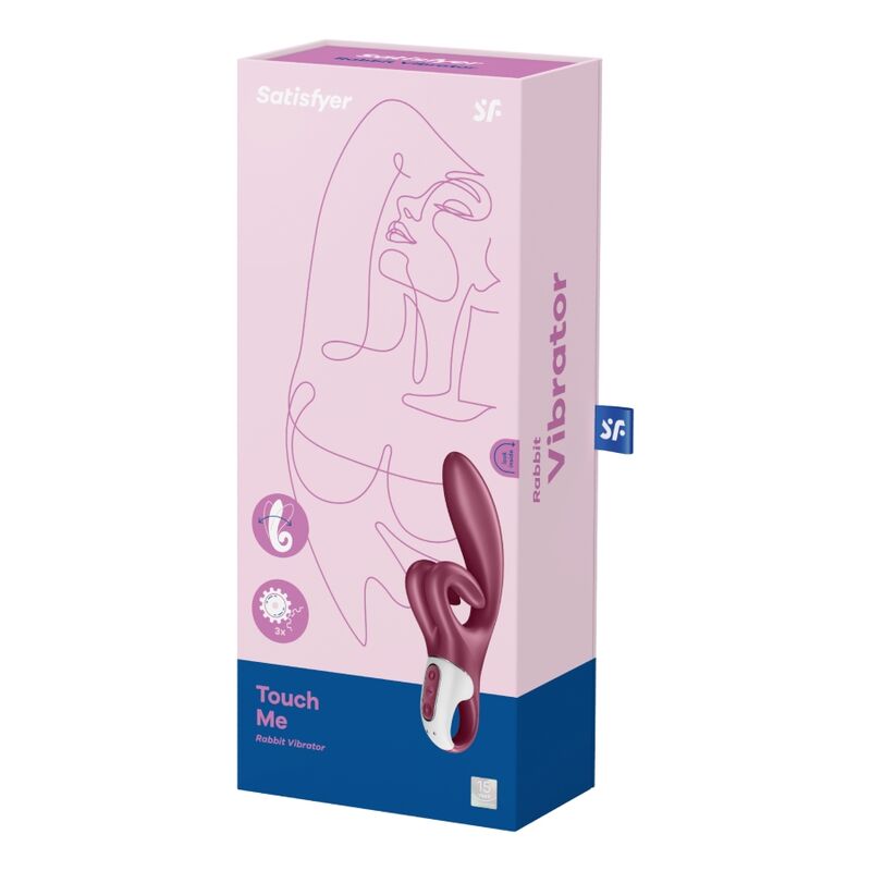 Rabbit rouge Satisfyer Touch Me — vue 5