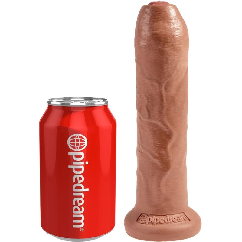King Cock — Réaliste non coupé 17,8 cm caramel — image 1