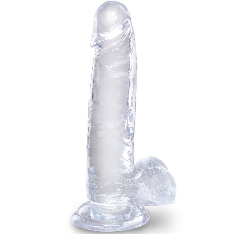 King Cock — Clear avec boules 15,2 cm transparent — image 1