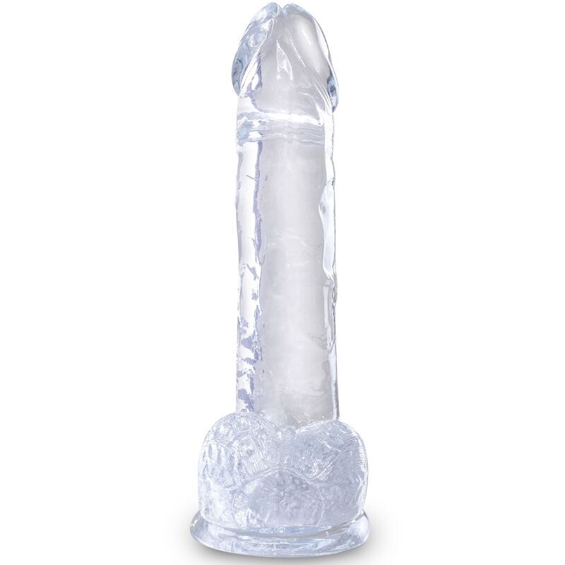 King Cock — Clear avec boules 15,2 cm transparent — image 2