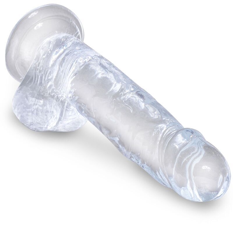 King Cock — Clear avec boules 15,2 cm transparent — image 3