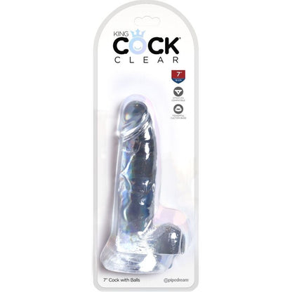 King Cock — Clear avec boules 15,2 cm transparent — image 5