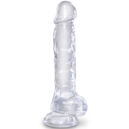 King Cock — Clear réaliste avec boules 16,5 cm — image 1