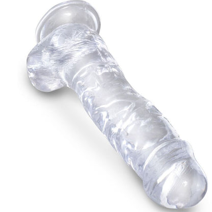 King Cock — Clear réaliste avec boules 16,5 cm — image 3