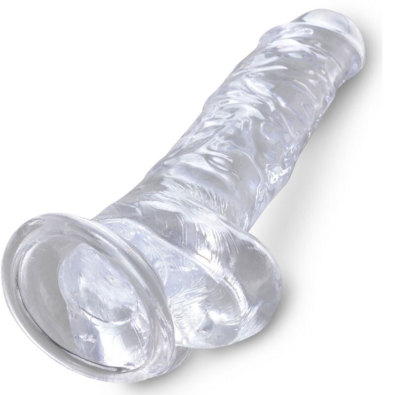 King Cock — Clear réaliste avec boules 16,5 cm — image 4