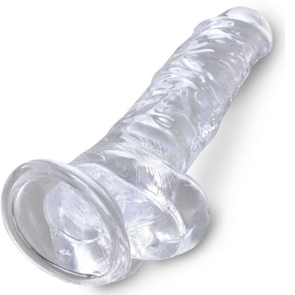 King Cock — Clear réaliste avec boules 16,5 cm — image 4