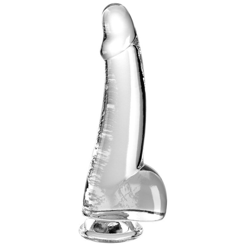 King Cock — Clear avec testicules 15,2 cm — image 1