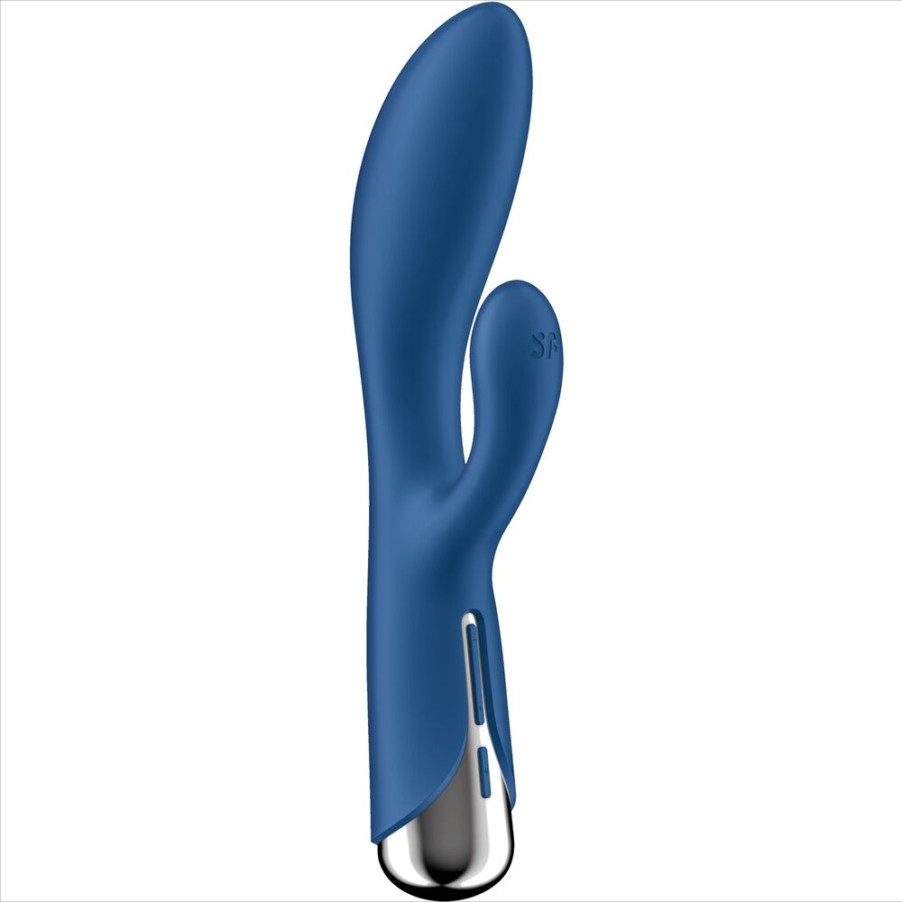 Rabbit rotatif bleu Satisfyer Spinning Rabbit 1 — vue 1