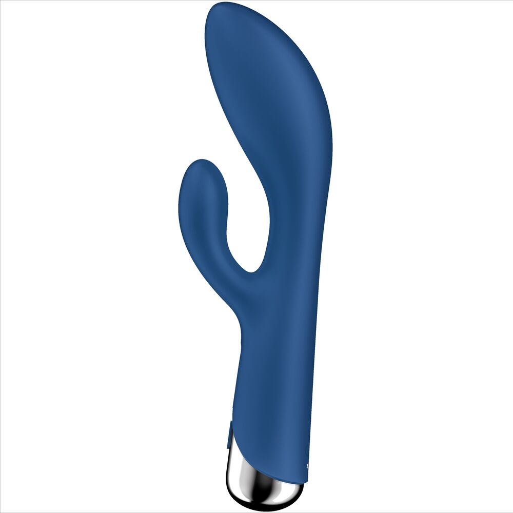 Rabbit rotatif bleu Satisfyer Spinning Rabbit 1 — vue 3