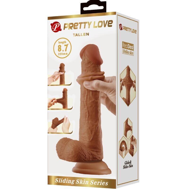 Pretty Love — Grand réaliste 22 cm marron — image 6